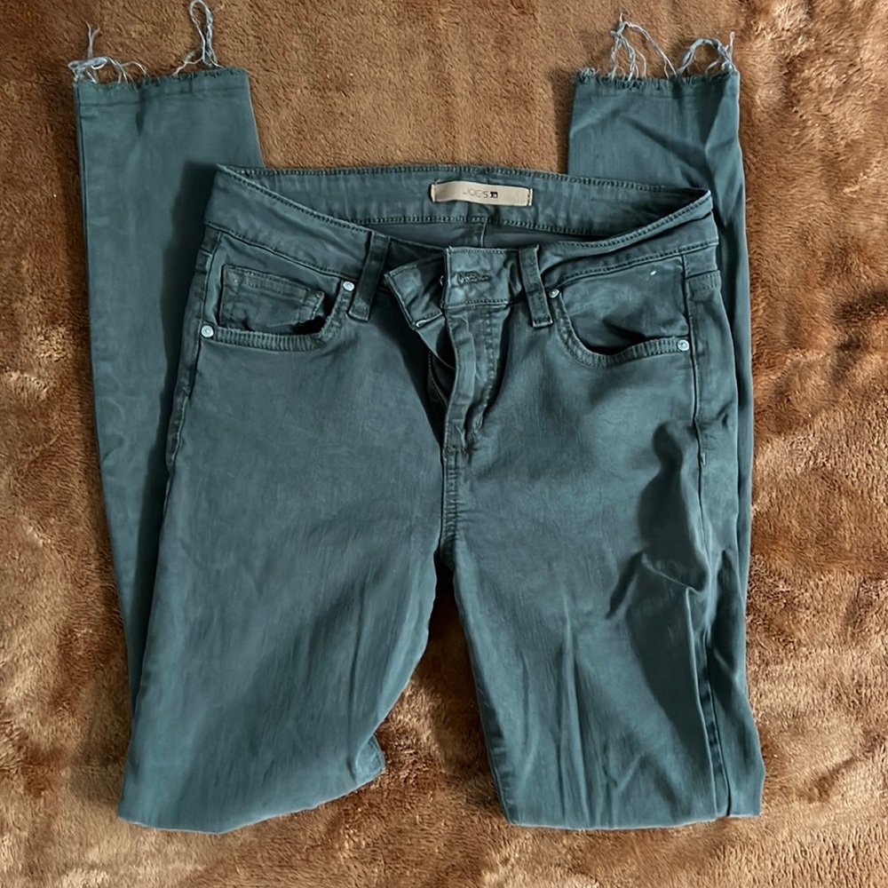 Joe’s jeans skinny ankle green